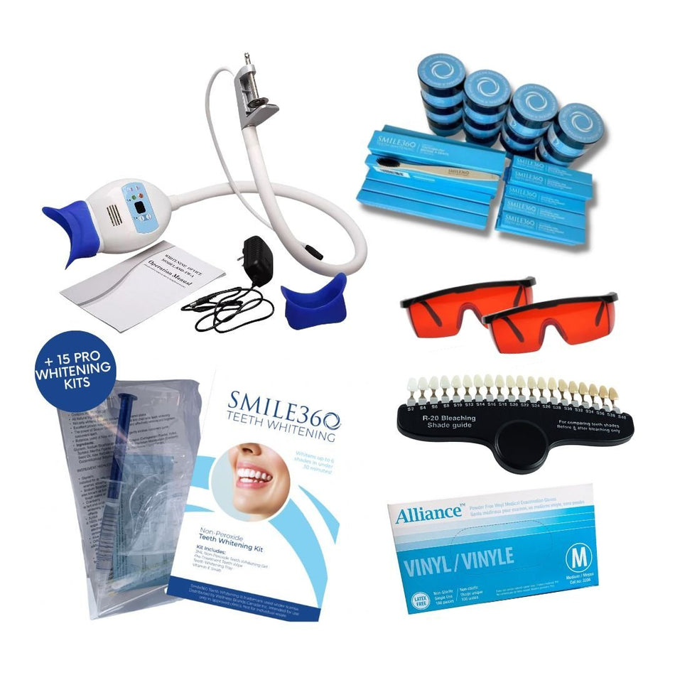 THE DELUXE PRO Teeth Whitening Package - Mobile - Beauty Pro Supplies Canada