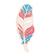 Lapel Pin - Transgender Flag Two Sprit Feather Enamel Pin for Aestheticians