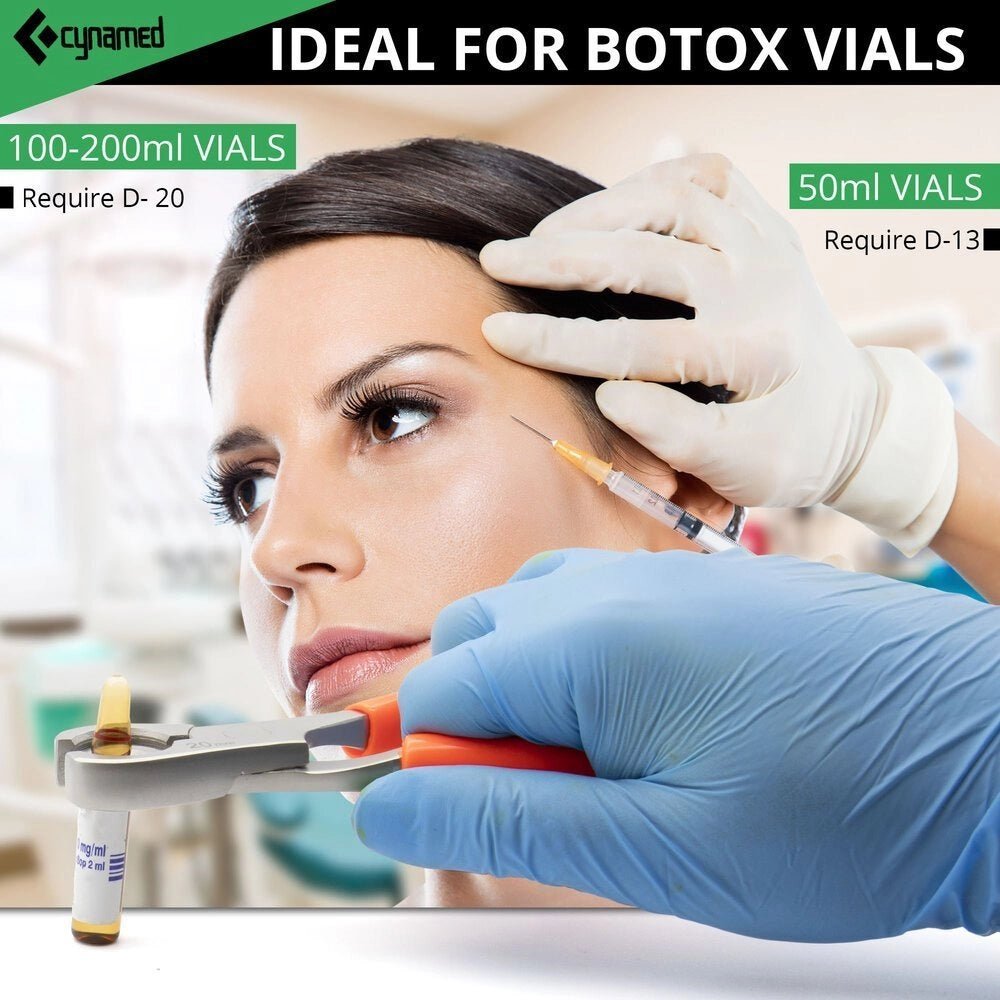 Medical Grade Vial Decapper Tool, Decapper Pliers for Botox + Injectables