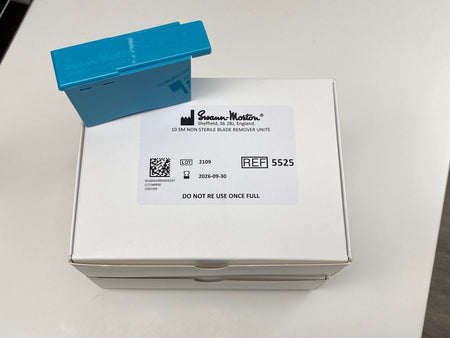 Swann Morton Universal Scalpel / Dermaplaning Blade Remover Box - Beauty Pro Supplies Canada