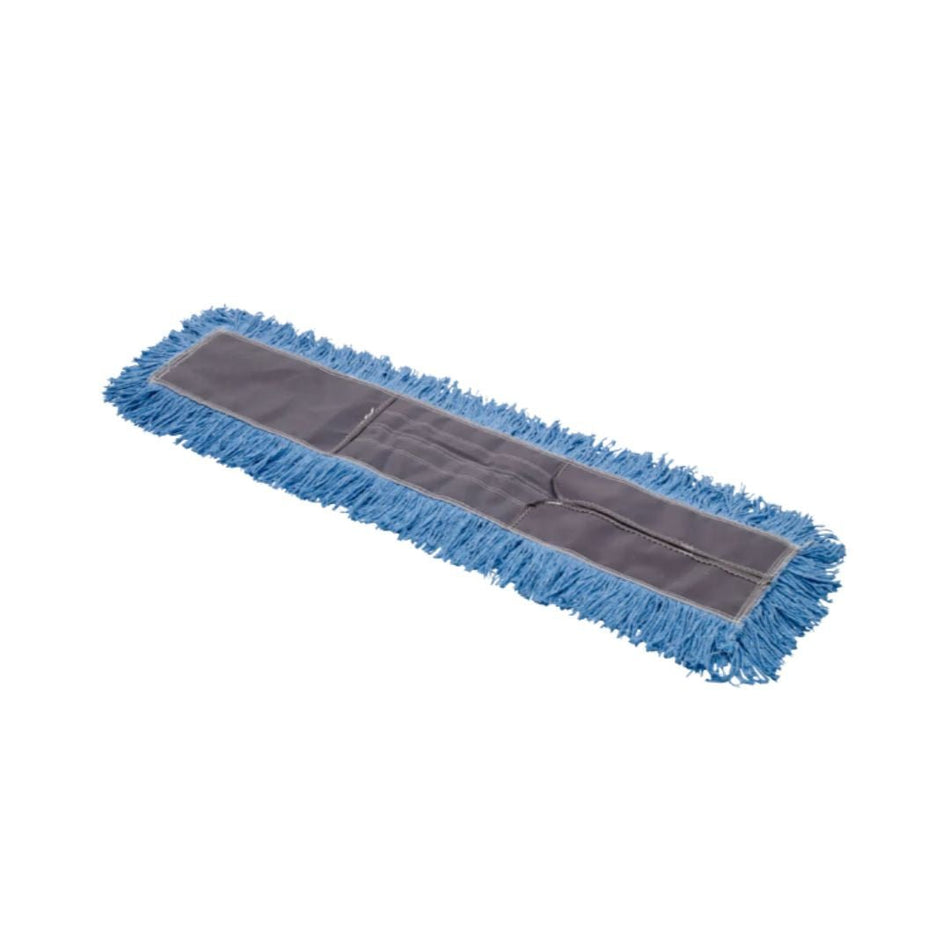 Vileda Tie-On Refill Commercial Mop Head, 5" x 48" Blue - Beauty Pro Supplies Canada