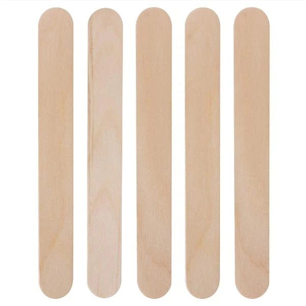 Wax Stick Applicator, Senior 6” Tongue Depressors, Non-Sterile (Box of 500) - Beauty Pro Supplies Canada