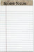Writing Pads 5" x 8" Legal Rule, 50 Sheets/pad (12 Pack)